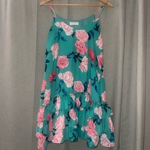 Latowne Floral Ruffled Dress